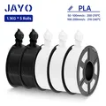 PLA Filament 1,75 mm keine Blase 5 Rollen – Farbe 2 Black 3 White