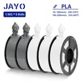 PLA Filament 1,75 mm keine Blase 5 Rollen – Farbe 2 Grey 3 White
