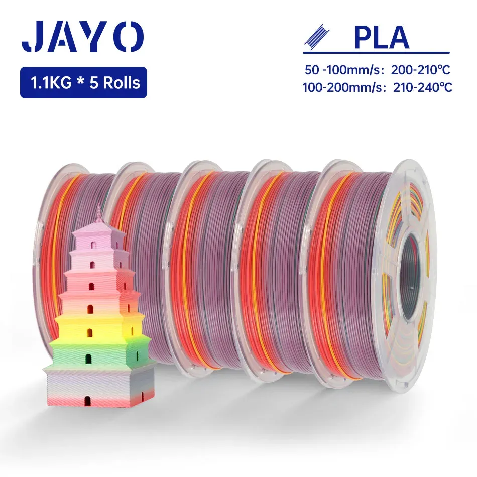 PLA Filament 1,75 mm keine Blase 5 Rollen