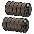 PLA+ Filament 1,75 mm robuster und stärker 2 kg bis 10 kg – Farbe Brown 10kg