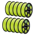 PLA+ Filament 1,75 mm robuster und stärker 2 kg bis 10 kg – Farbe Green 10kg