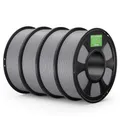 PLA+ Filament 1,75 mm robuster und stärker 2 kg bis 10 kg – Farbe Grey 4kg