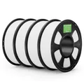 PLA+ Filament 1,75 mm robuster und stärker 2 kg bis 10 kg – Farbe White 4kg