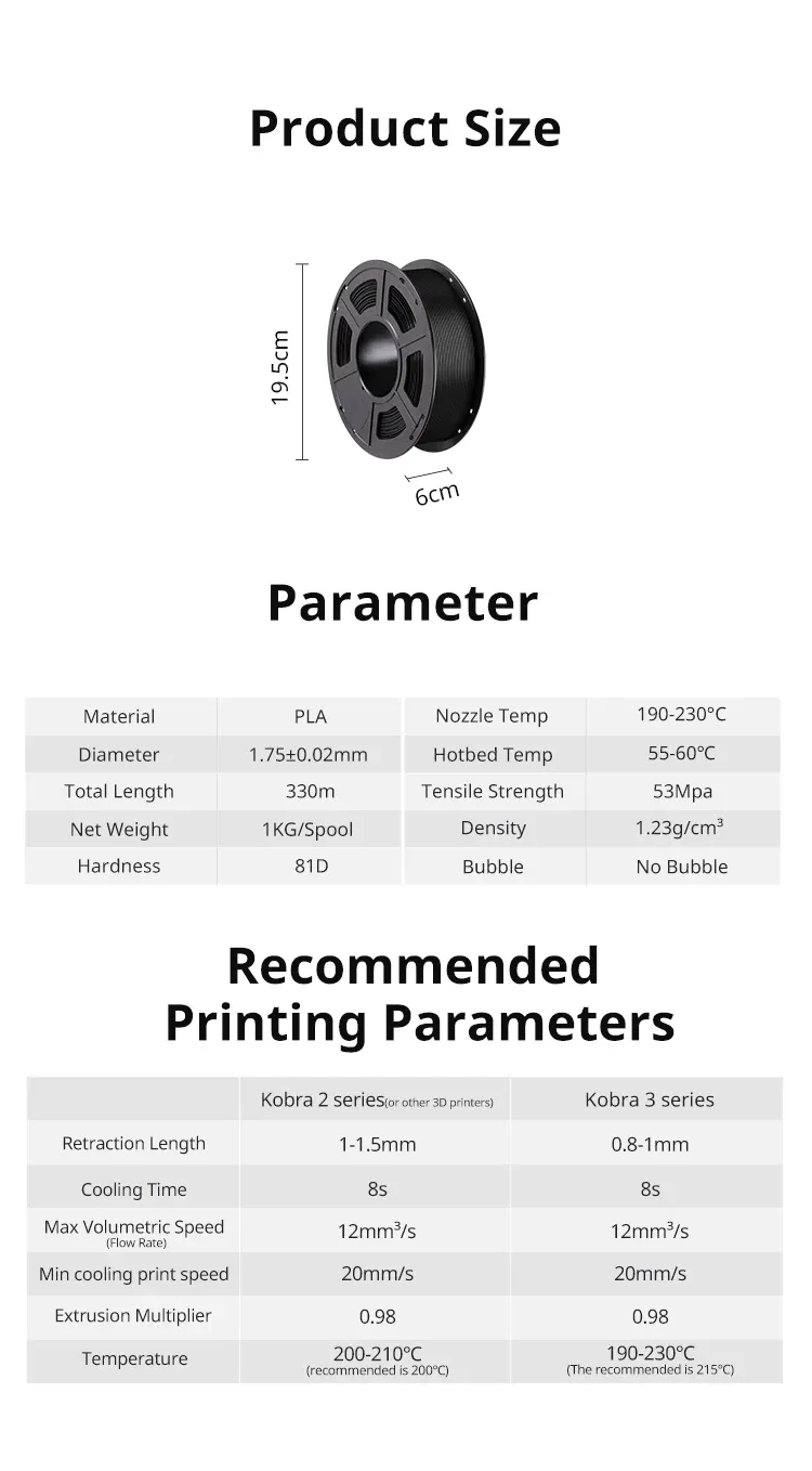 PLA Filament 1,75 mm umweltfreundlich 5 kg