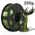 PLA Filament 1,75 mm zweifarbig Seidenblau Rot 250 g – 4