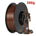 PLA Filament 1,75 mm zweifarbig Seidenblau Rot 250 g – Farbe Black Copper 250g