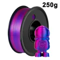 PLA Filament 1,75 mm zweifarbig Seidenblau Rot 250 g – Farbe Blue PurpleRed 250g