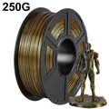 PLA Filament 1,75 mm zweifarbig Seidenblau Rot 250 g – Farbe Gold Black 250g