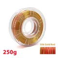 PLA Filament 1,75 mm zweifarbig Seidenblau Rot 250 g – Farbe Gold Red 250g