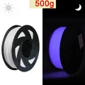 PLA Filament 1,75mm 1kg 500g 250g 200g Leuchtend – Farbe WH To PUR-500g