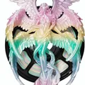 PLA Filament 1,75mm 1KG Spule Seiden-Regenbogen-Aurora – Farbe Silk gradient