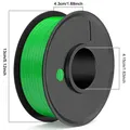 PLA Filament 1,75mm 250g 80M Länge Premium-Qualität – Farbe green