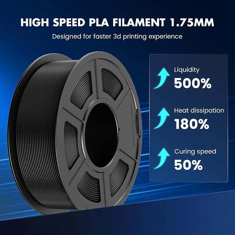 PLA Filament 1,75mm 3,3kg Hochgeschwindigkeits-PLA 600mm/s