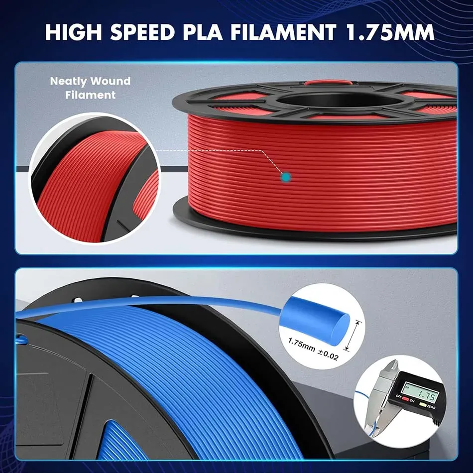 PLA Filament 1,75mm 3,3kg Hochgeschwindigkeits-PLA 600mm/s