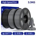 PLA Filament 1,75mm 3,3kg Hochgeschwindigkeits-PLA 600mm/s – Farbe HS PLA-BK2GY