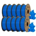 PLA Filament 1,75mm 5 10 Rollen Kunststoffmaterial – Farbe 10Roll Blue