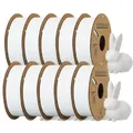 PLA Filament 1,75mm 5 10 Rollen Kunststoffmaterial – Farbe 10Roll White