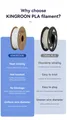 PLA Filament 1,75mm 5 10 Rollen Kunststoffmaterial – 3