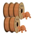 PLA Filament 1,75mm 5 10 Rollen Kunststoffmaterial – Farbe 5Roll Brown