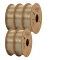 PLA Filament 1,75mm 5 10 Rollen Kunststoffmaterial – Farbe 5Roll Transparent