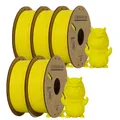 PLA Filament 1,75mm 5 10 Rollen Kunststoffmaterial – Farbe 5Roll Yellow