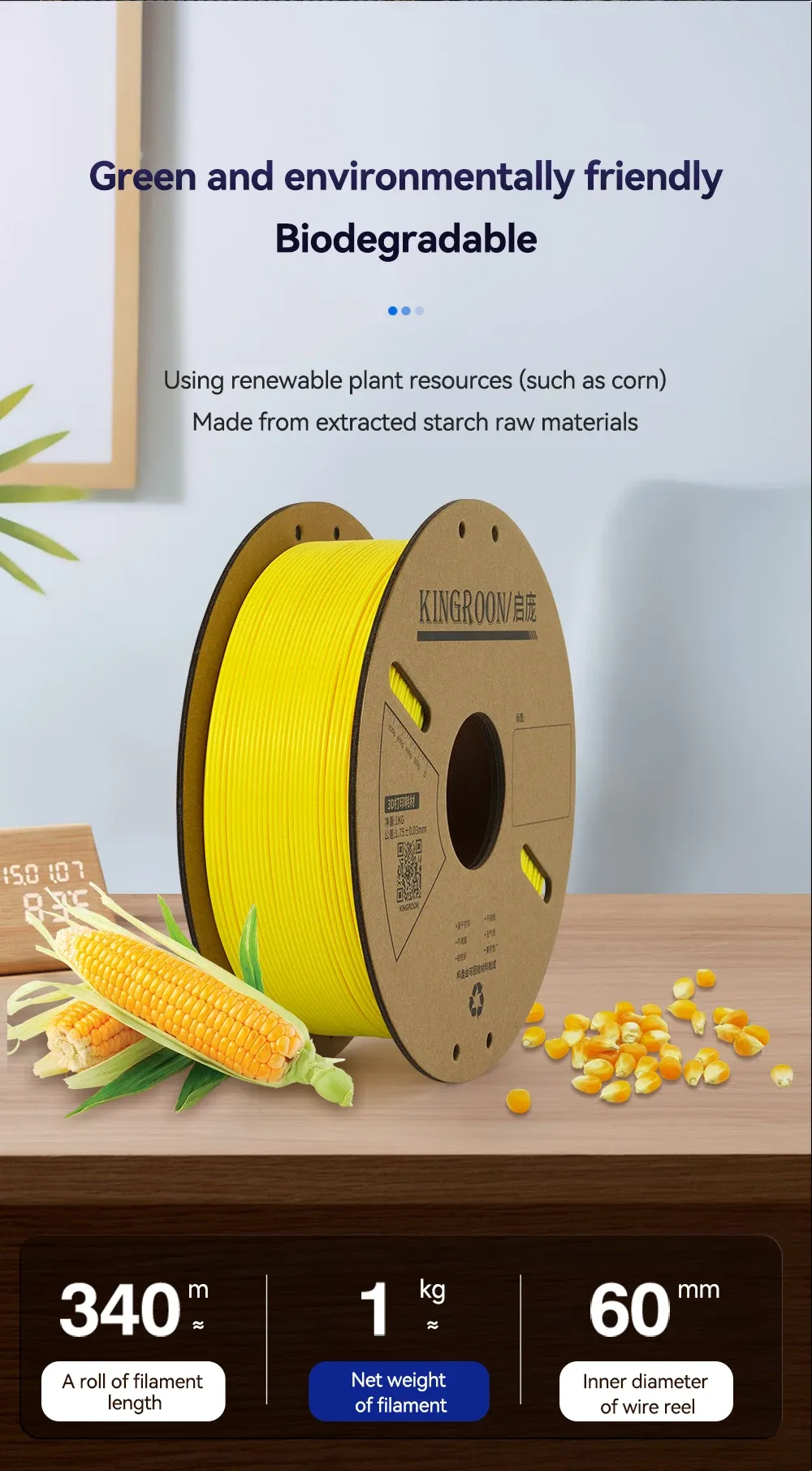 PLA Filament 1,75mm 5 10 Rollen Kunststoffmaterial
