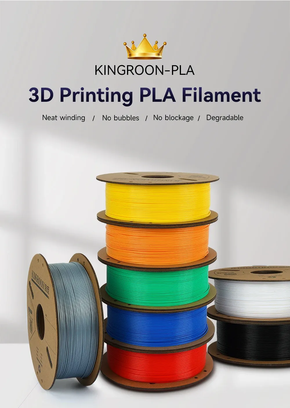 PLA Filament 1,75mm 5 10 Rollen Kunststoffmaterial