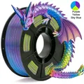 PLA Filament 1,75mm Dreifarbig Seiden-Regenbogen 250g – 1