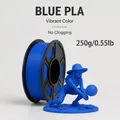 PLA Filament 1,75mm Hohe Zähigkeit Optional 200g 250g 1KG – Farbe PLA Blue 250g