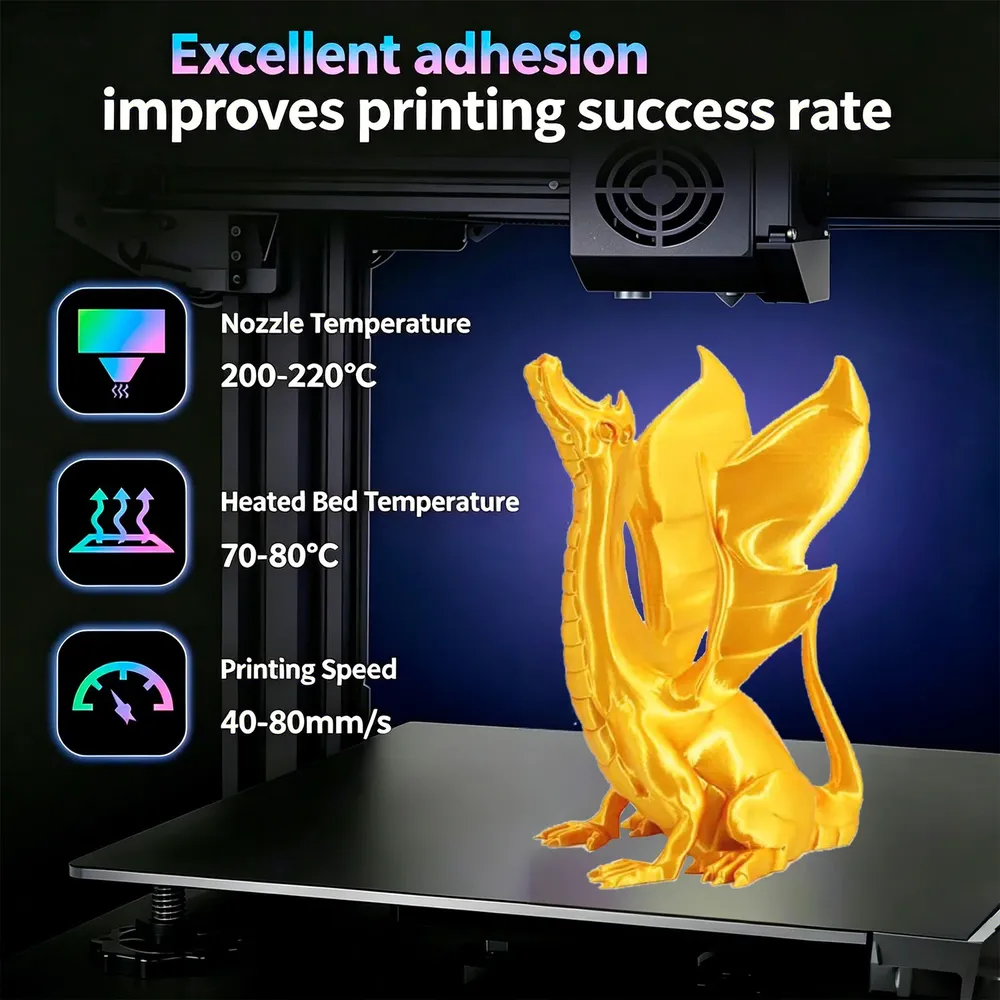 PLA Filament 1,75mm Seiden-Kupfer Seiden-Gold 250g 1kg