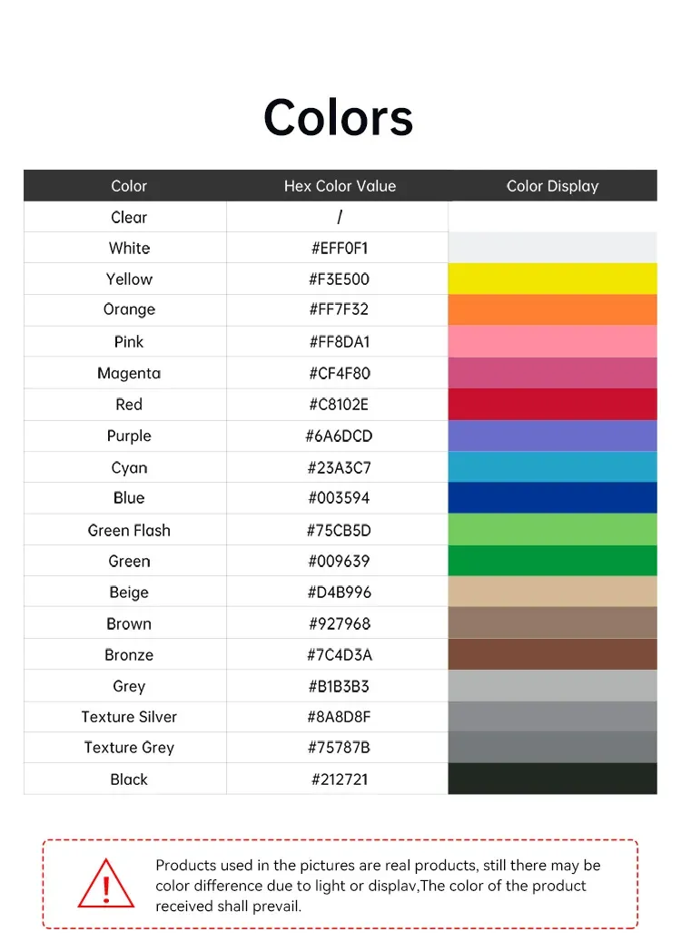 PLA Filament 1 kg 1,75 mm 9 Farben