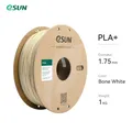 PLA+ Filament 1 kg 1,75 mm maßgenau – Farbe Knochenweiß