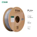 PLA+ Filament 1 kg 1,75 mm maßgenau – Farbe Silber