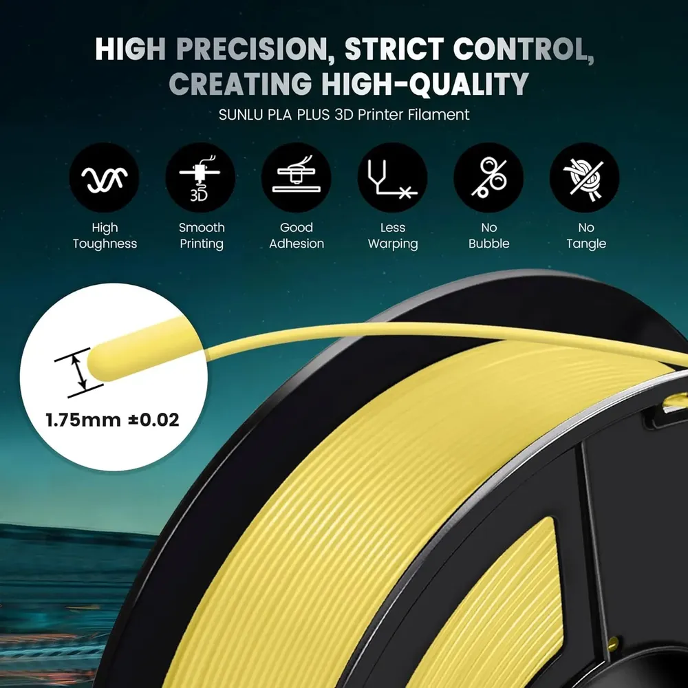 PLA+ Filament 10 kg 1,75 mm hochfest
