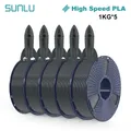 PLA Filament Hochgeschwindigkeit 1 kg bis 5 kg 1,75 mm – Farbe HS PLA Grey 5KG