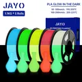 PLA Filament Leucht im Dunkeln 5 Rollen 1,75 mm – Farbe PLA BLGNYLRD-WTGN