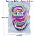 PLA Filament Nachfüllpackungen 1,75mm Zufällige Farbe – Farbe 3m 10 colors