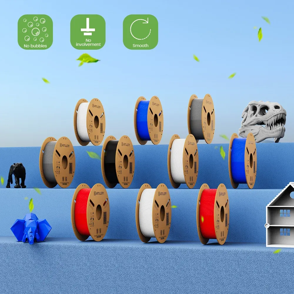PLA Filament Set 1,75 mm 14 Farben glatte Oberfläche
