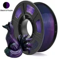 PLA Filament zweifarbig 250 g 1,75 mm – Farbe Black Purple