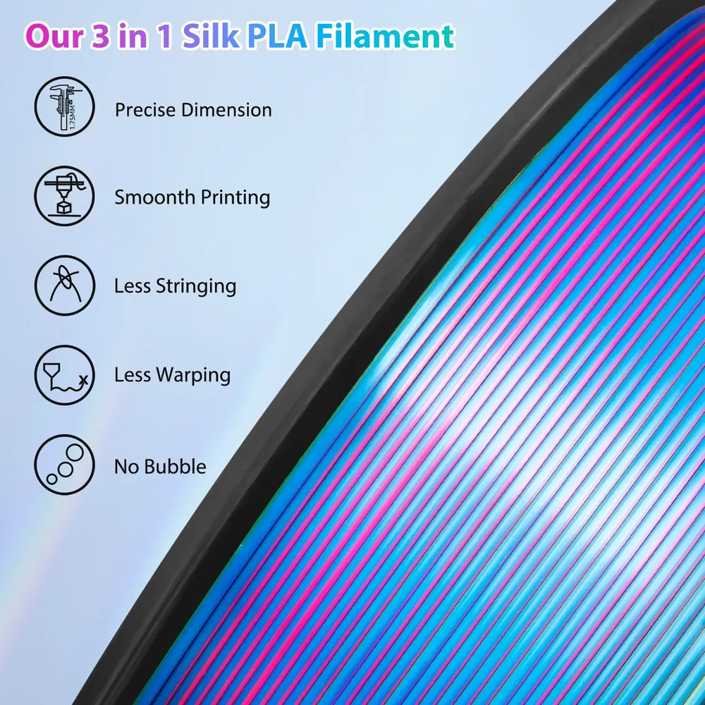 PLA Filament zweifarbig 250 g 1,75 mm