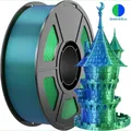 PLA Filament zweifarbig 250 g 1,75 mm – Farbe Silk Dual Blue Green