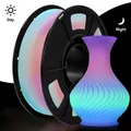 PLA Leuchtendes Filament 1,75mm 200g Spule Leuchtet im Dunkeln – Farbe 250g Glow rainbowA