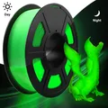 PLA Leuchtfilament 1,75 mm leuchtet im Dunkeln 200 g – Farbe Glow green filament