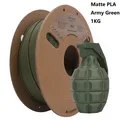 PLA Matte Filament 1,75 mm Premium matt 1 kg – Farbe Army green