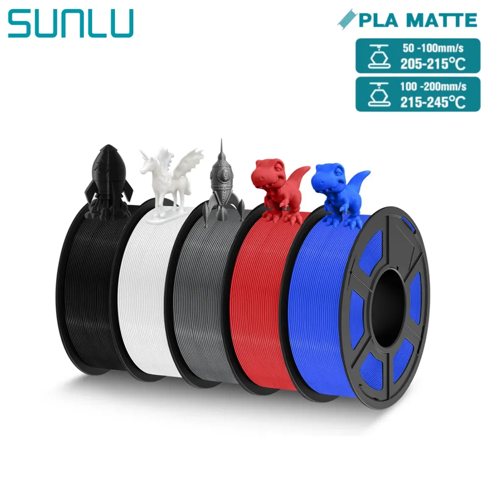 PLA Mattfilament 1,75 mm 1 kg oder 5 kg