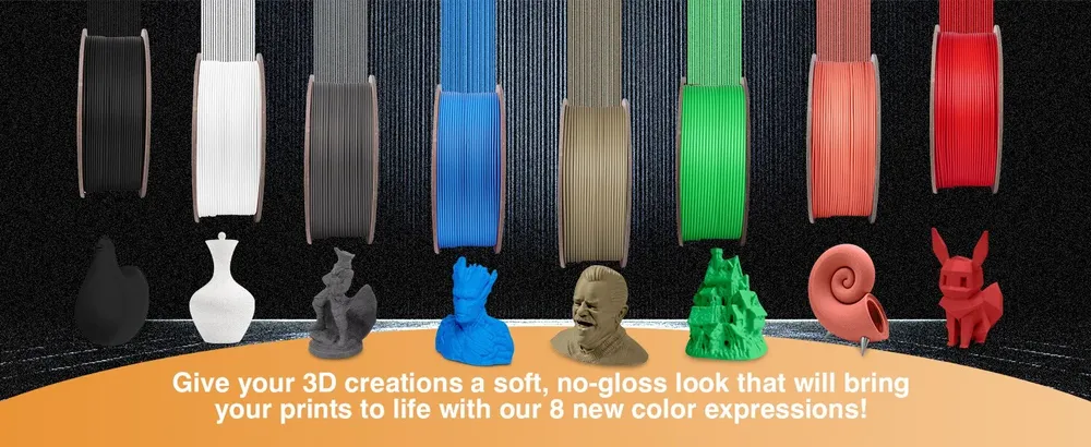 PLA Mattfilament 1,75 mm 2,2 kg