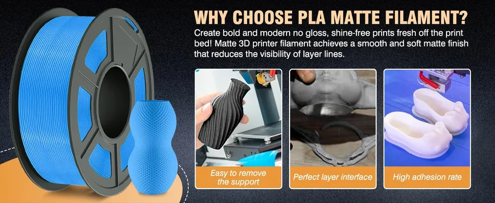 PLA Mattfilament 1,75 mm 2,2 kg