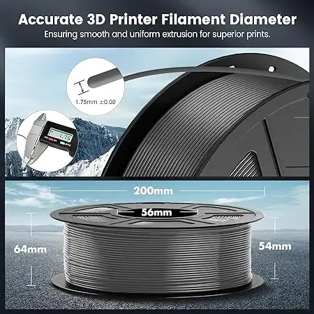 PLA Mattfilament 1,75mm 2 Rollen Mattes Finish