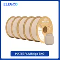 PLA Mattfilament 1 kg 1,75 mm dimensionale Genauigkeit – Farbe Beige 5kg