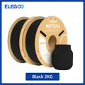 PLA Mattfilament 1 kg 1,75 mm dimensionale Genauigkeit – Farbe Black 2kg